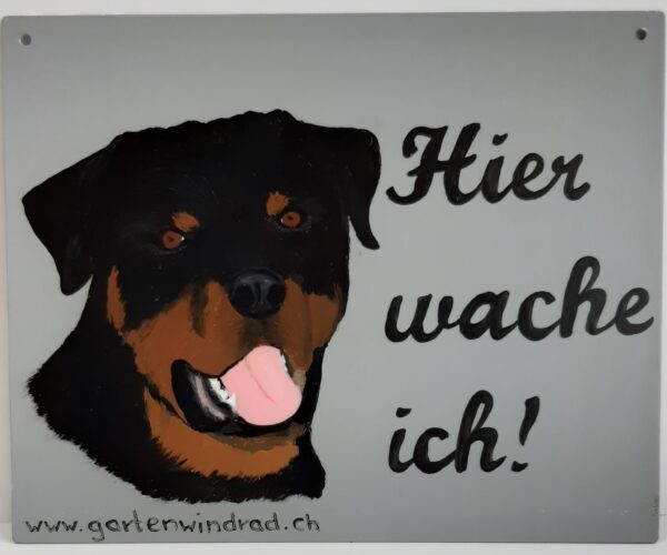 Rottweiler Türschild 2