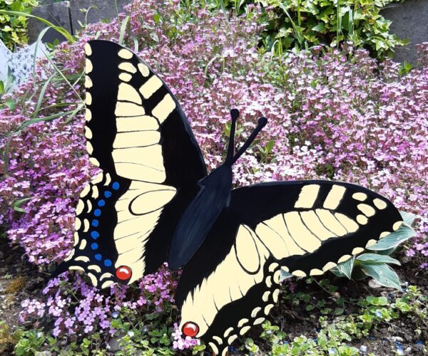 Schwalbenschwanz Schmetterling Steckfigur